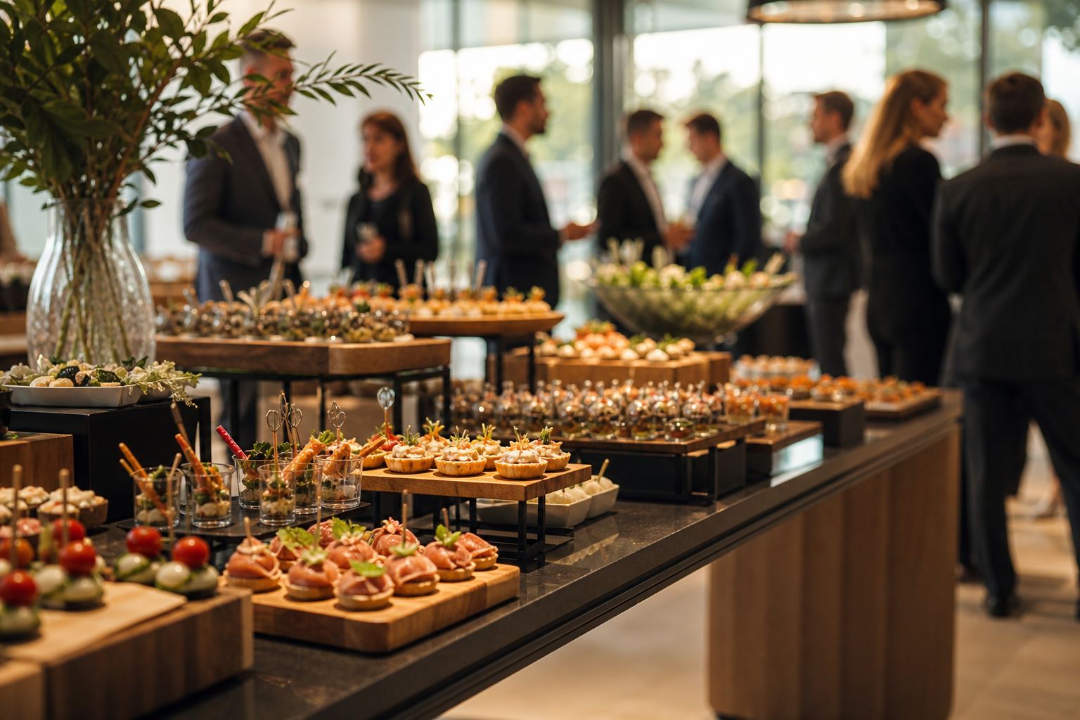 Ilhas Gastronômicas e Finger Foods em Eventos Empresariais