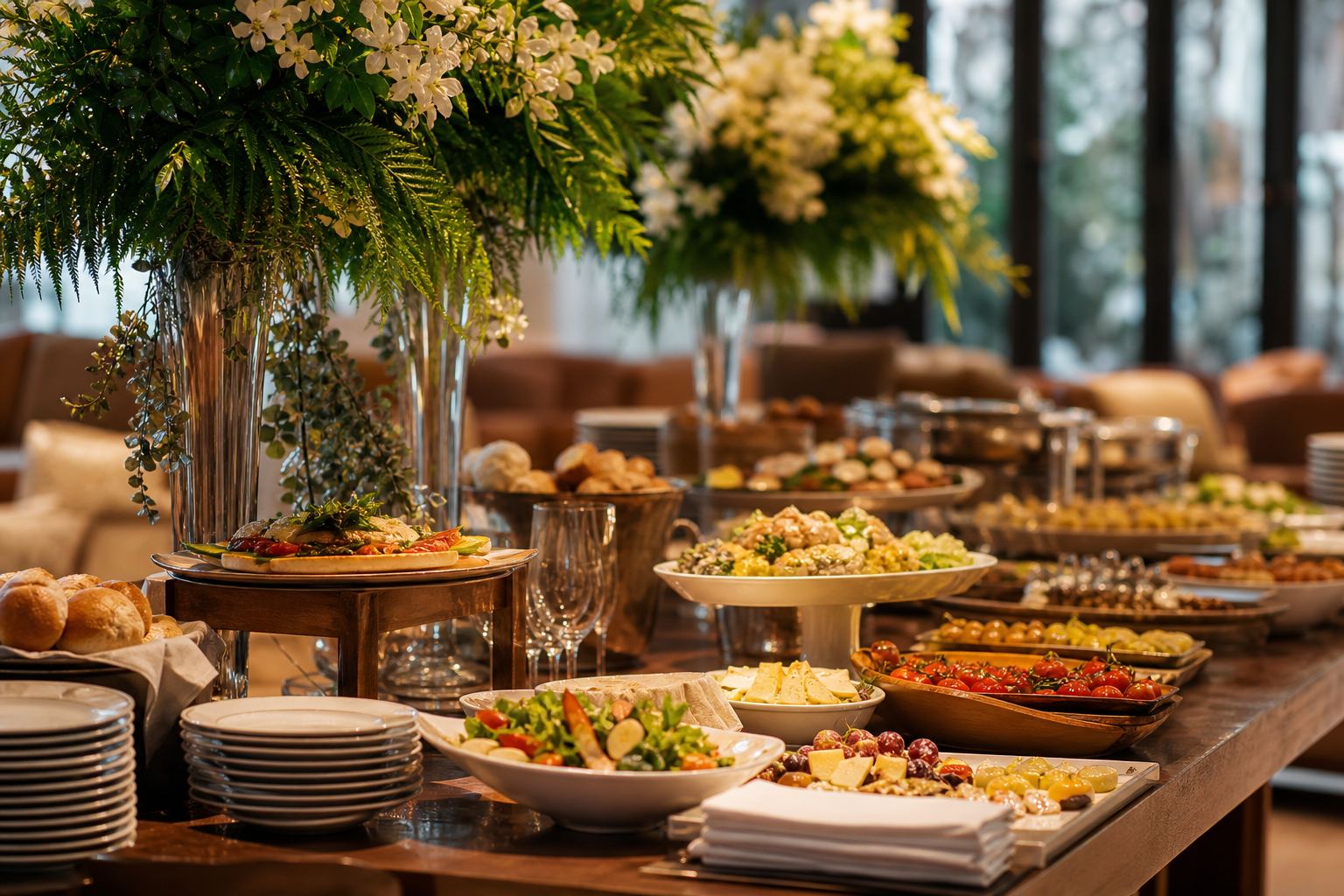 Confraternizações de Fim de Ano com Buffet Completo no Local: Tradição, Elegância e Facilidade