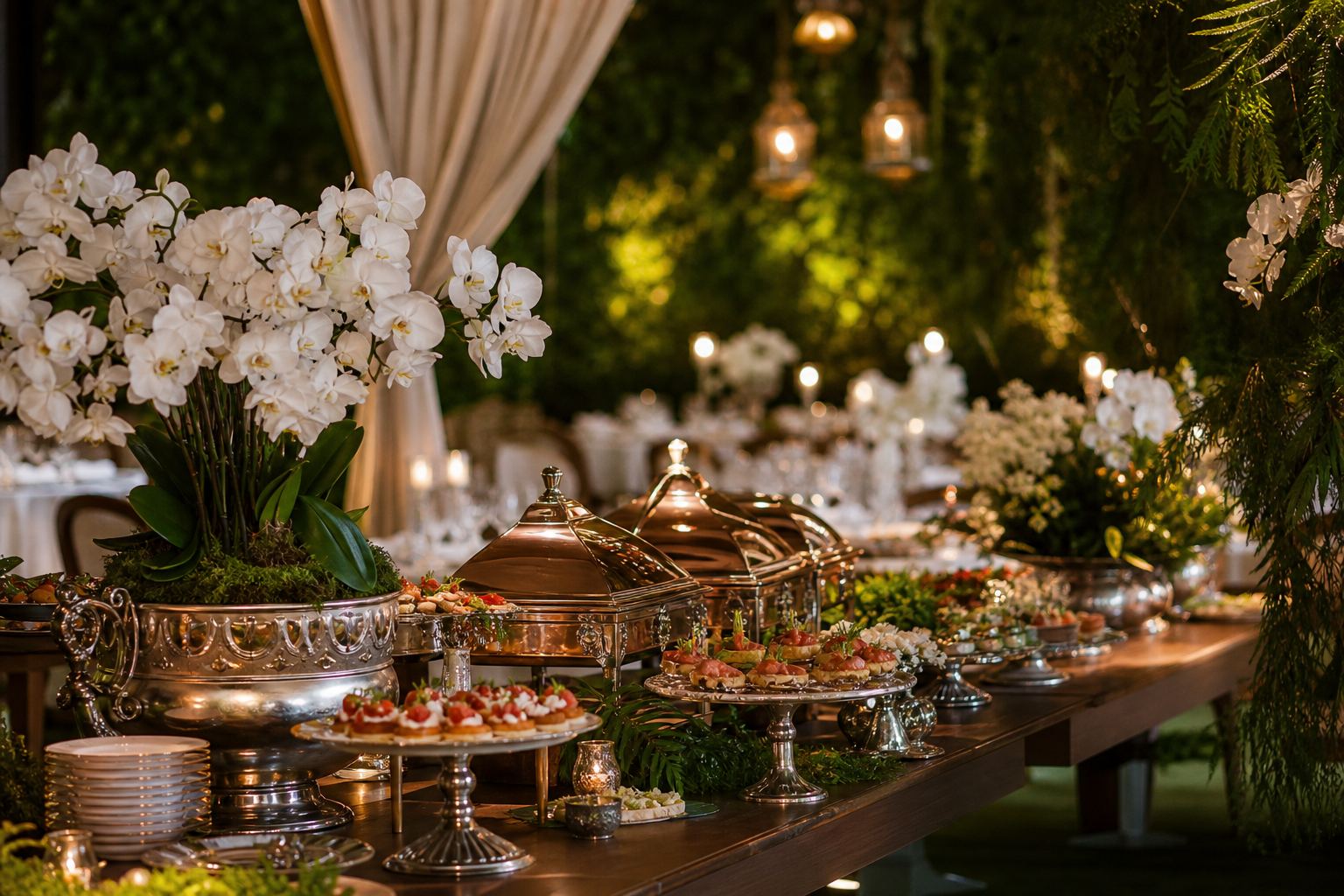 Buffet para Casamentos de Luxo: apresentação impecável e sabores que ficam na memória