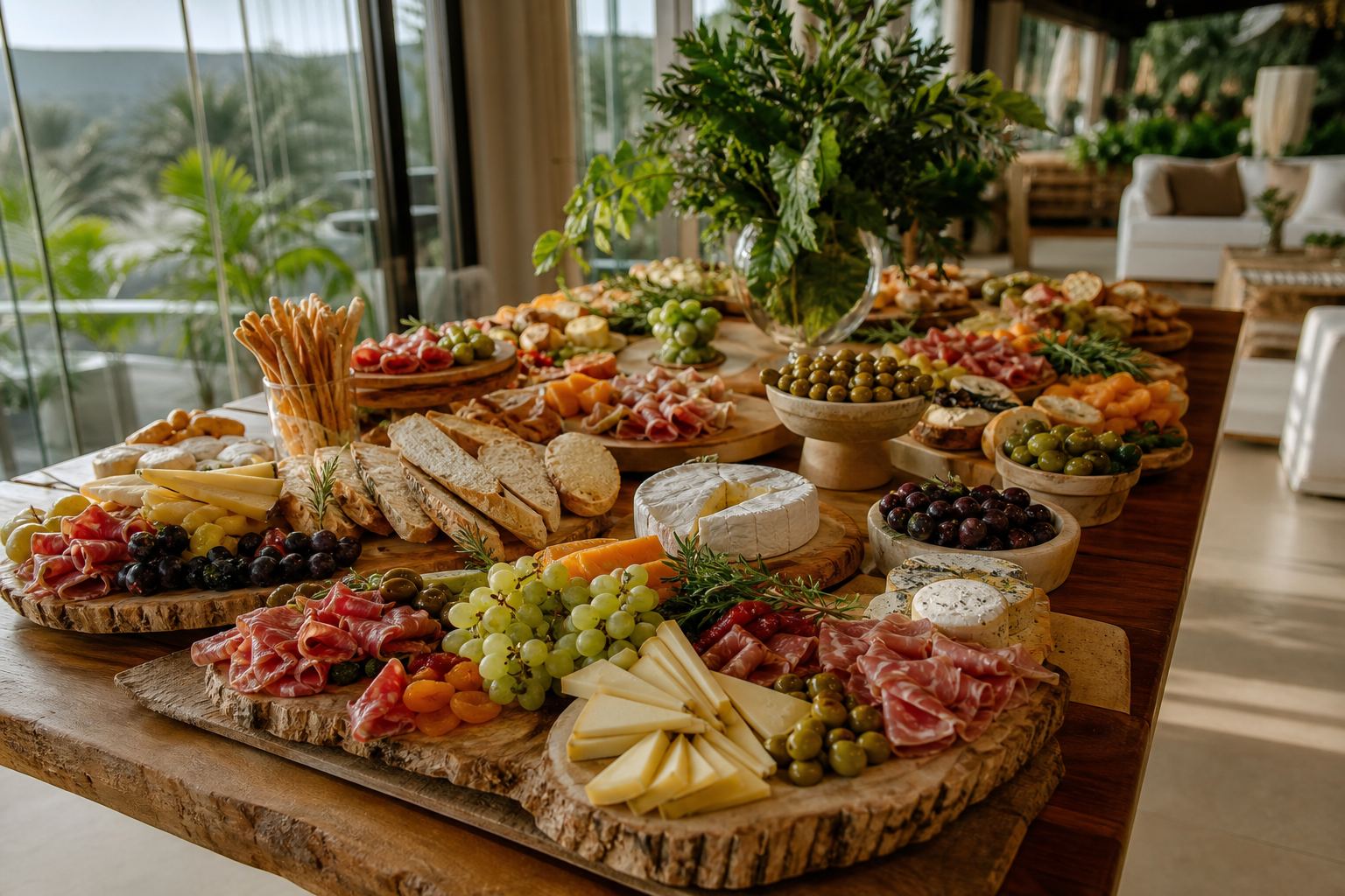 Mesas de Antepastos e Charcutaria Fina: o começo ideal para uma festa inesquecível