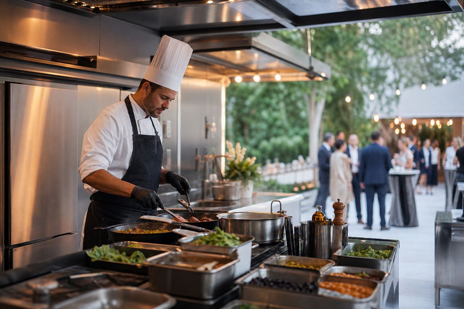 Estrutura de Cozinha Móvel: como levar um restaurante de luxo ao seu evento